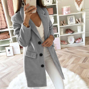 Manteau femme Sofia — coupe cintrée & doublure élégante