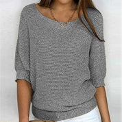 Eline | Pull Femme Confortable – Maille Douce, Coupe Décontractée & Style Chic