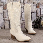 Elin | Bottes Cowboy Femme – Style Western Chic avec Talon Épais & Confort