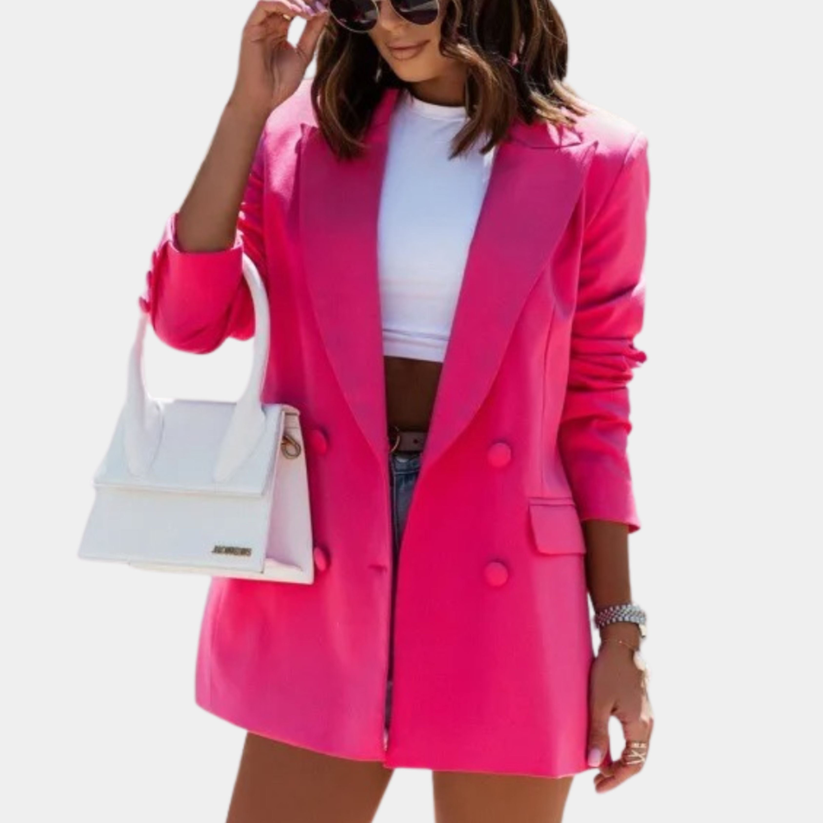 Blazer long femme – Coupe cintrée élégante pour looks casual & business