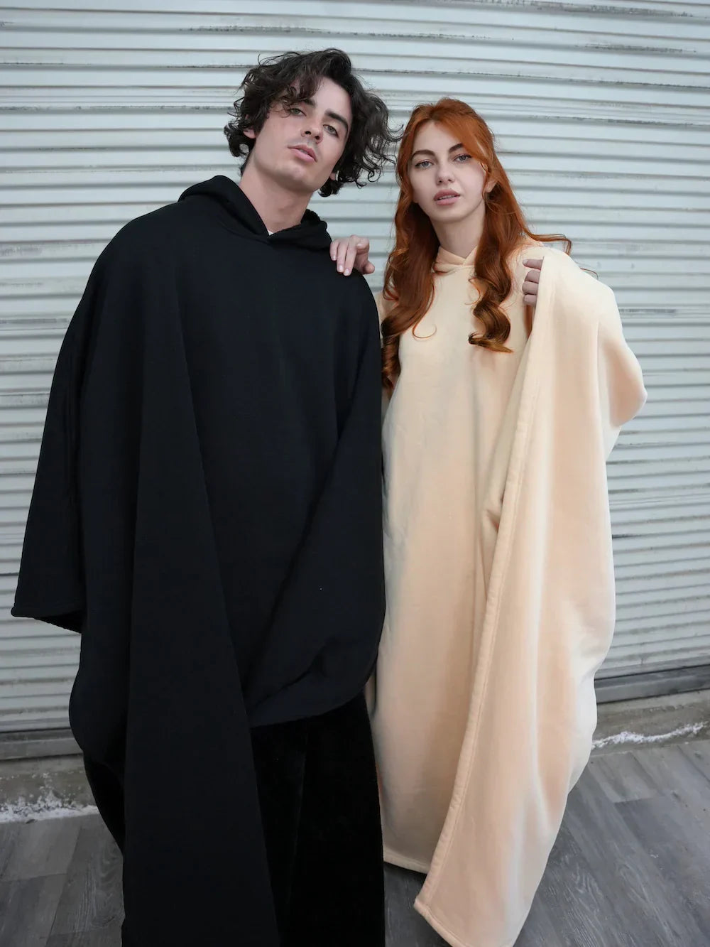 Plaid à capuche Eden – Hoodie blanket oversize chaud et confortable