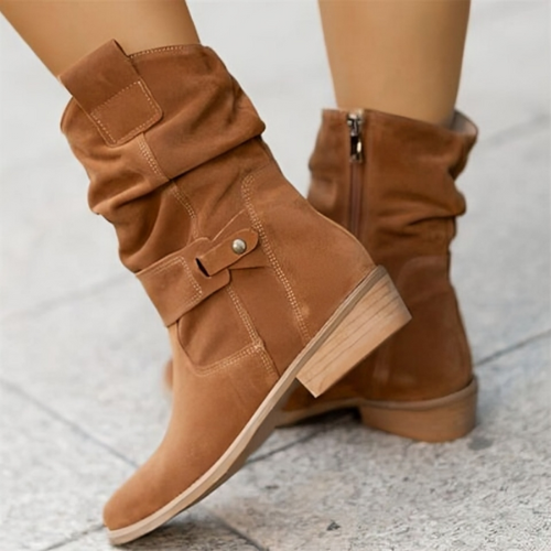 Bottes Femme Annie – Bottines Ergonomiques à Talon Bas | Confort & Élégance Hivernale