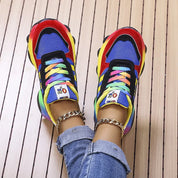 Chaussures orthopédiques femme arc-en-ciel – confort & style sans douleur