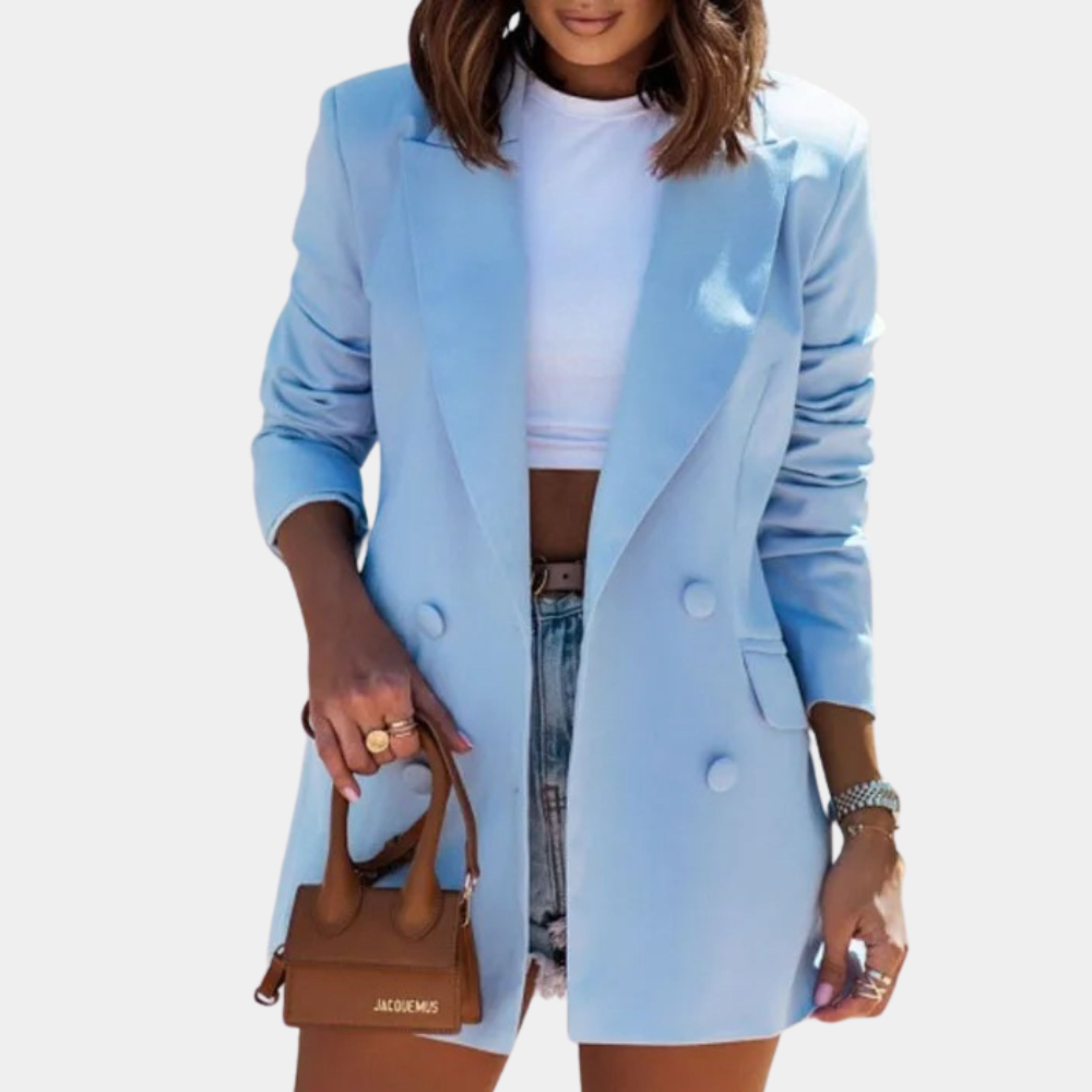 Blazer long femme – Coupe cintrée élégante pour looks casual & business