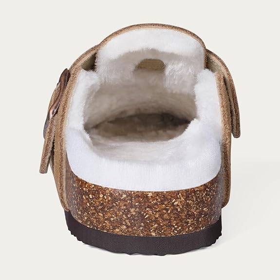 Mules d’hiver Arctic UrbanClassic femme – suède & fourrure teddy