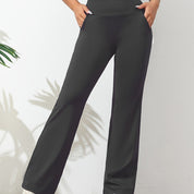Pantalon de yoga femme Lara – Confortable et extensible coupe évasée