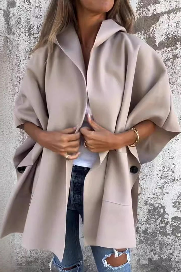 Cape veste oversize femme – Coupe ample légère & style cape tendance