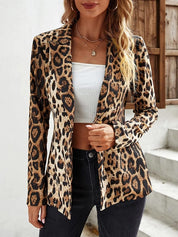 Felice | Blazer Femme à Imprimé Léopard – Chic, Moderne & Polyvalente