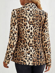 Felice | Blazer Femme à Imprimé Léopard – Chic, Moderne & Polyvalente