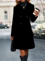 Trench-coat d’hiver réversible femme – Long, chaud & élégant 2-en-1