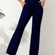 Pantalon de yoga femme Lara – Confortable et extensible coupe évasée