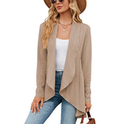 Gilet femme Aurora – Cardigan léger à coupe ouverte pour superpositions d’automne