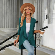 Gilet femme Aurora – Cardigan léger à coupe ouverte pour superpositions d’automne
