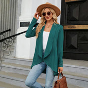Gilet femme Aurora – Cardigan léger à coupe ouverte pour superpositions d’automne