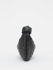 Mini sac tressé doré – élégance compacte et détails raffinés