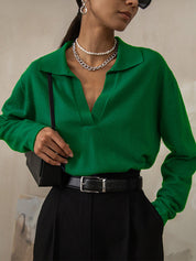 Pull oversize hiver col montant épais – Maille cocoon & style tendance chaud