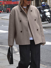 Veste Coupe-Vent Oversize Femme – Style Moderne, Confort & Élégance Décontractée