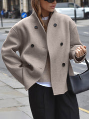 Veste Coupe-Vent Oversize Femme – Style Moderne, Confort & Élégance Décontractée