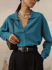 Pull oversize hiver col montant épais – Maille cocoon & style tendance chaud