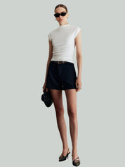 Débardeur col montant femme – essentiel chic et polyvalent