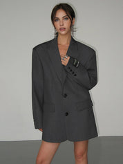 Blazer oversize classique femme Emilia – Power blazer chic & intemporel
