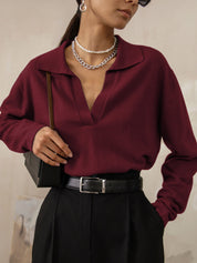 Pull oversize hiver col montant épais – Maille cocoon & style tendance chaud