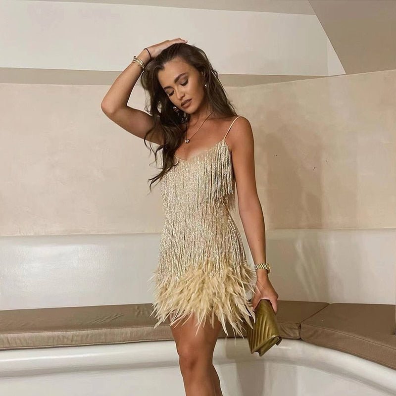 Sophie | Robe Cocktail Pailletée Femme – Glamour, Élégance & Style Festif