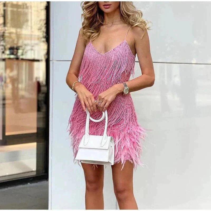 Sophie | Robe Cocktail Pailletée Femme – Glamour, Élégance & Style Festif