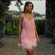 Sophie | Robe Cocktail Pailletée Femme – Glamour, Élégance & Style Festif