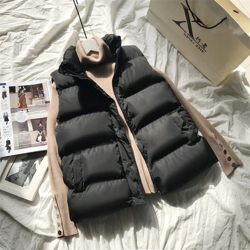 Gilet sans manches femme Bo – chaud, imperméable & col montant