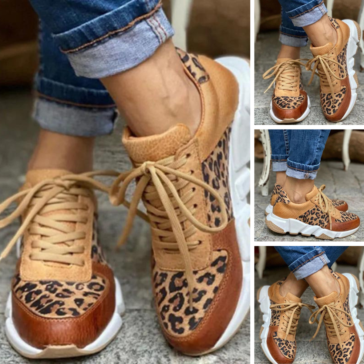 Escarpins Femme Imprimé Léopard – Design Tendance, Confort & Élégance Moderne