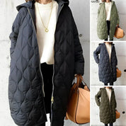 Parka imprimée femme à capuche – Style tendance & confort durable winter