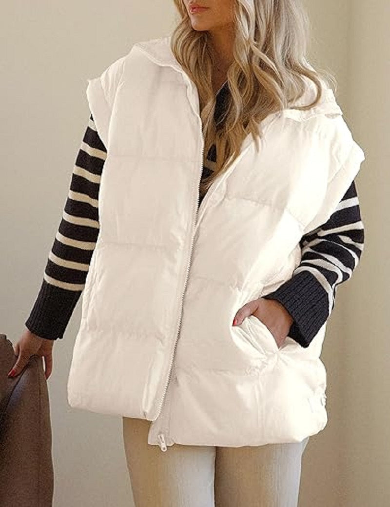 Camille | Doudoune Sans Manches Femme – Légère, Élégante & Style Tendance