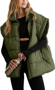 Camille | Doudoune Sans Manches Femme – Légère, Élégante & Style Tendance