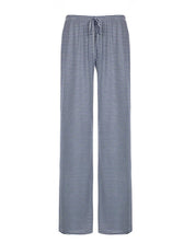 Pantalon femme rayé coupe droite – Taille ajustable & style décontracté chic