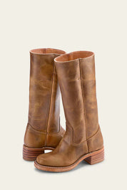 Bottes Hautes Femme à Talon Bloc – Élégantes Bottes Simili Cuir pour Toutes les Occasions