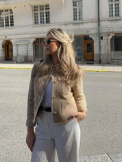 Femke | Veste Femme en Tweed Haut de Gamme – Élégance Intemporelle & Style Chic