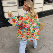 Manteau femme BlossomChic – veste de printemps élégante & polyvalente