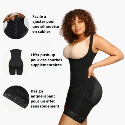 Faja colombienne originale – body gainant sculptant à haute compression