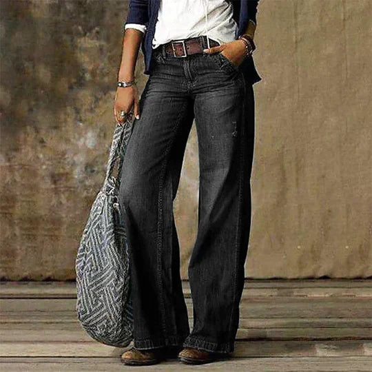 Pantalon femme Nikole slim-fit taille haute – Chic et confortable