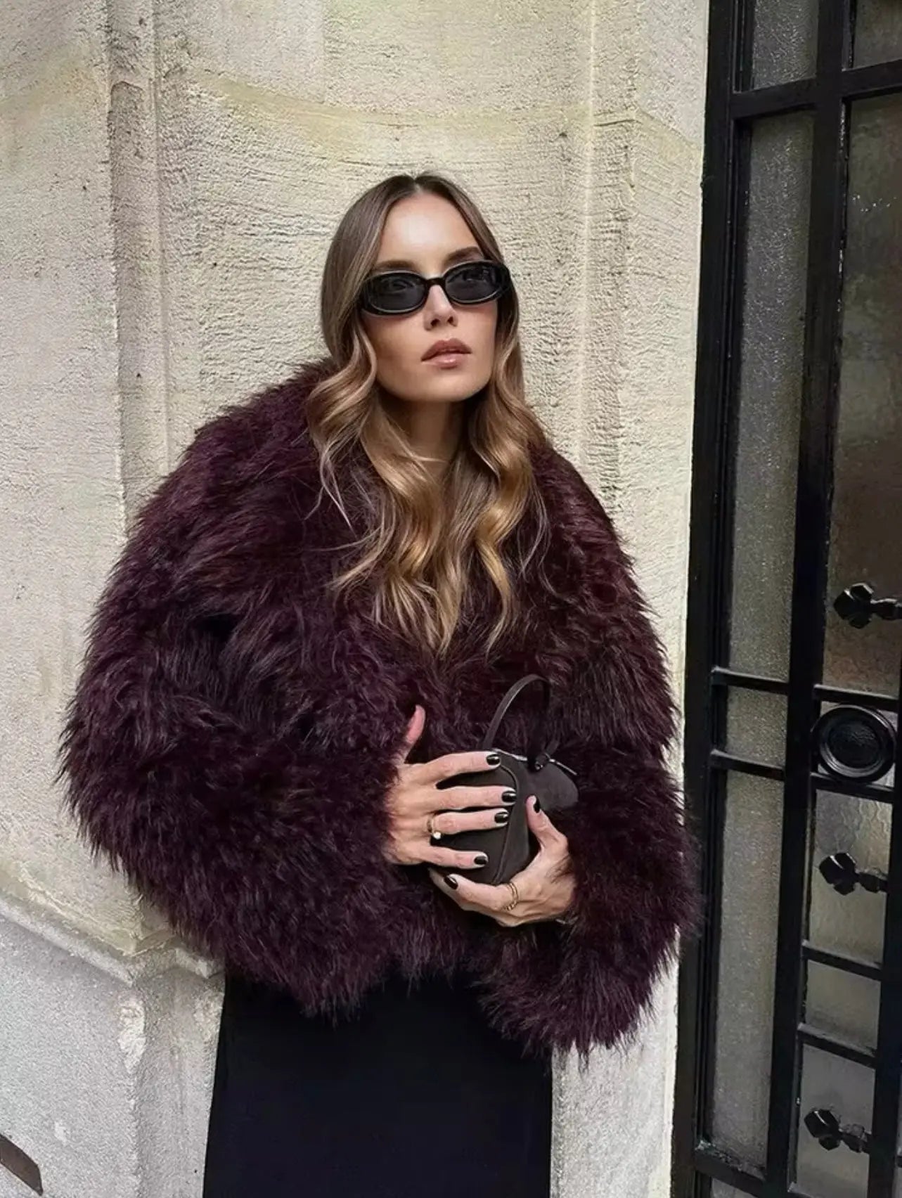 Manteau Suzy en fausse fourrure femme – édition limitée chaude & chic