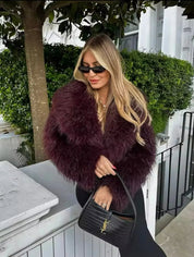 Manteau Suzy en fausse fourrure femme – édition limitée chaude & chic