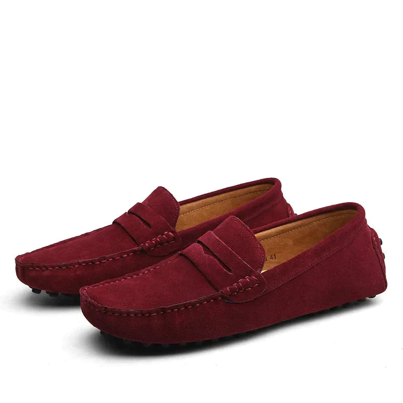 Mocassins homme Harvey en suède italien – Élégance et confort