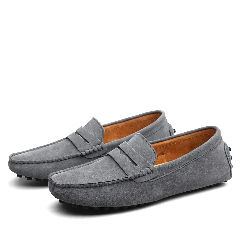 Mocassins homme Harvey en suède italien – Élégance et confort