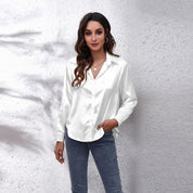 Blouse femme Shila en satin – Légère, élégante et chic d’été | Vardi Dante