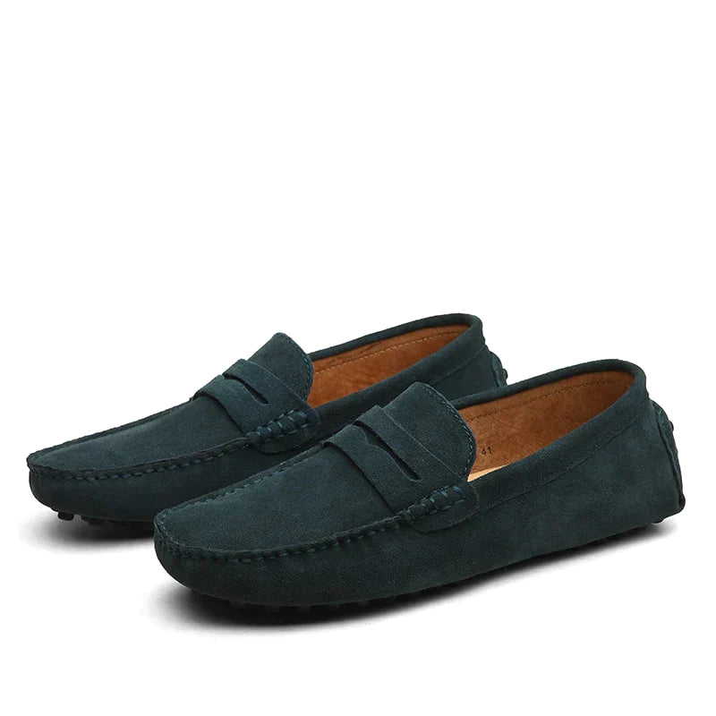 Mocassins homme Harvey en suède italien – Élégance et confort