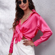 Blouse femme Shila en satin – Légère, élégante et chic d’été | Vardi Dante