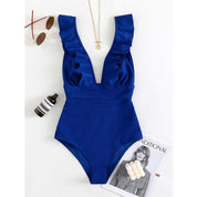 Maillot de bain femme Boho Vardi Dante – Une-pièce sexy avec col V et dos noué