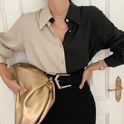 Blouse vintage femme – élégante chemise classique & détails raffinés