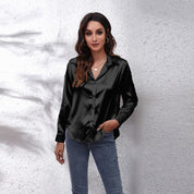 Blouse femme Shila en satin – Légère, élégante et chic d’été | Vardi Dante